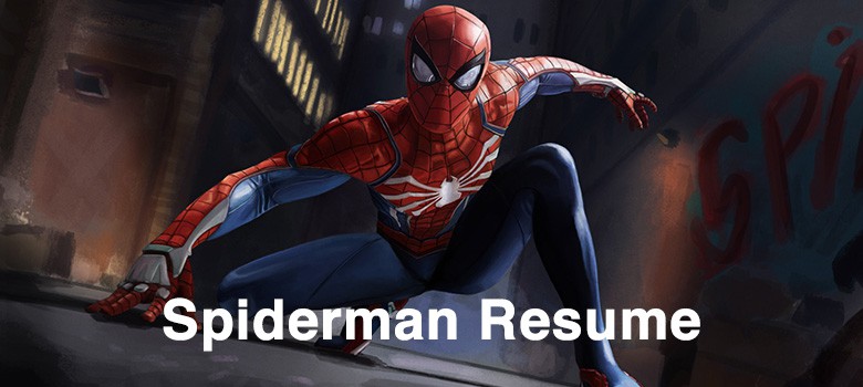 Spiderman-resume-example