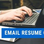 write in an email when sending a resume