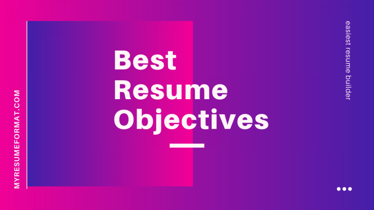 Resume Objectives