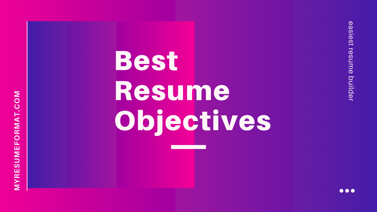 Resume Objectives