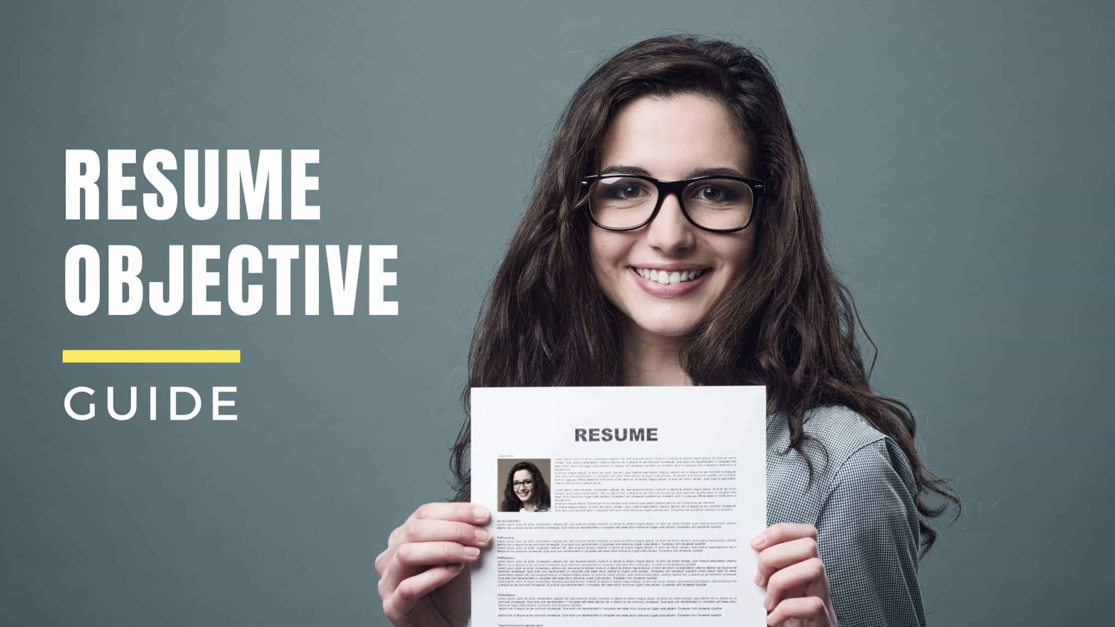 Resume objective example