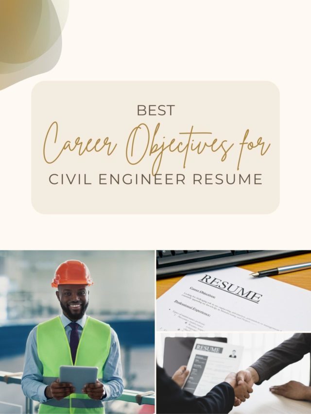Best Career Objectives for Civil Engineer Resume